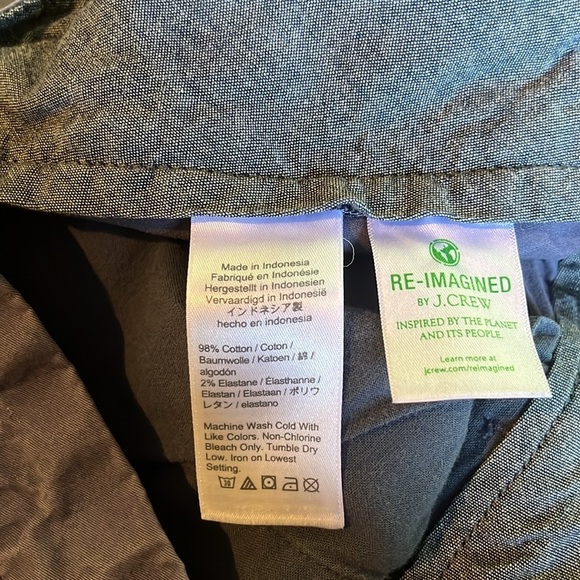 J.Crew | 9" Stretch Chino Short in Gray Size 34 Summer Spring Travel Cotton - Picture 6 of 6